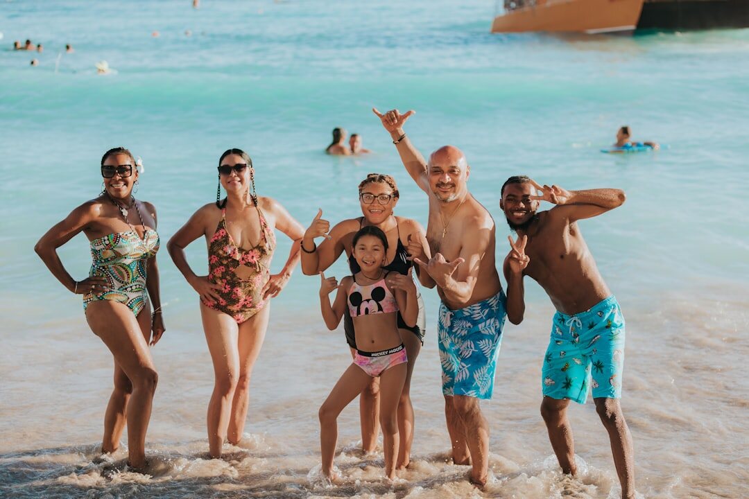 celebrity beach vacation